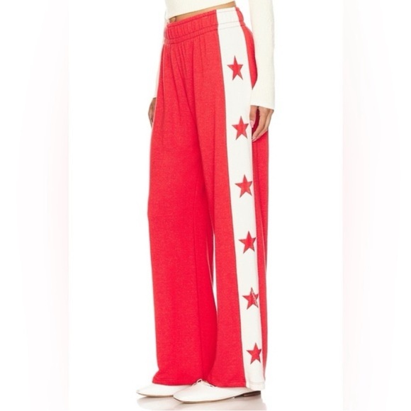Lauren Moshi Red Star Sweatpants - Picture 2 of 5